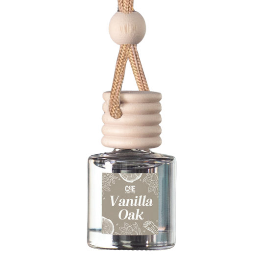Vanilla Oak Scented Car Freshener